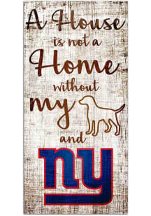 New York Giants A House is Not a Home Sign