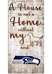 Seattle Seahawks A House is Not a Home Sign