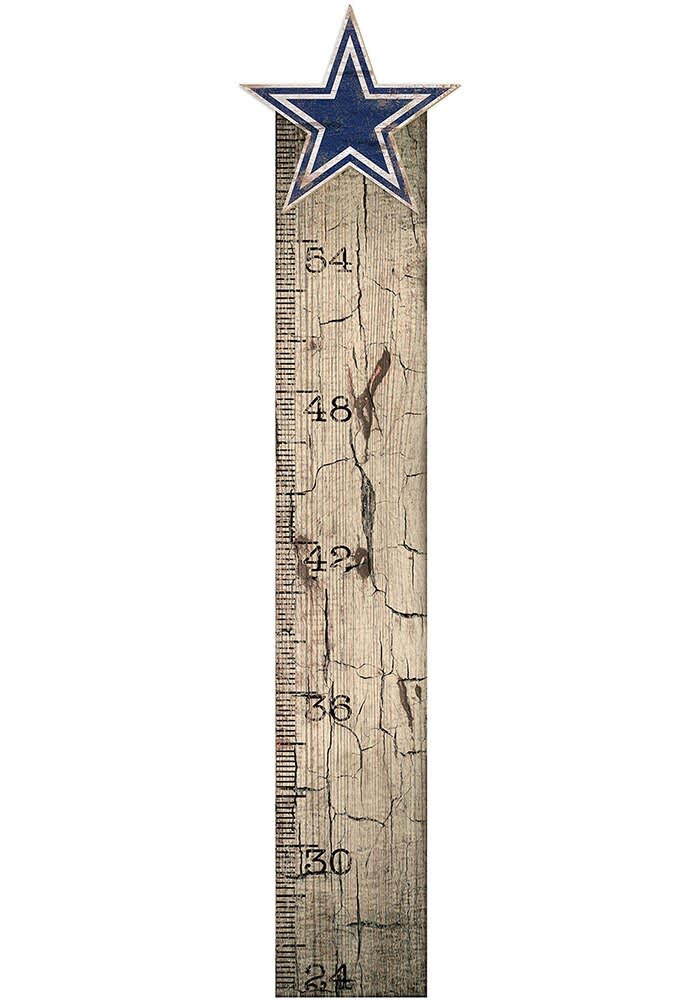 Dallas Cowboys Growth Chart Sign Blue 326214979