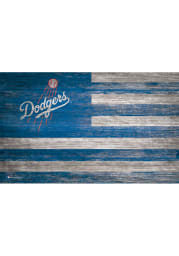 Los Angeles Dodgers Distressed Flag 11x19 Sign