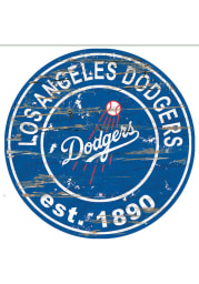 Los Angeles Dodgers Established Date Circle 24 Inch Sign