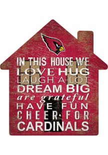 Arizona Cardinals House 12in Sign