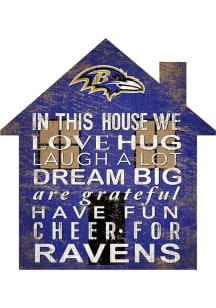 Baltimore Ravens House 12in Sign