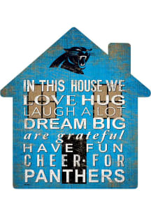 Carolina Panthers House 12in Sign