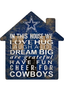 Dallas Cowboys House 12in Sign