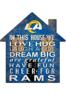 Los Angeles Rams House 12in Sign
