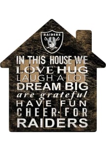 Las Vegas Raiders House 12in Sign