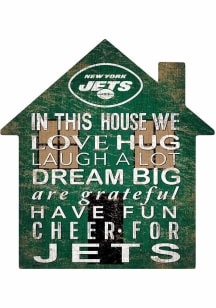 New York Jets House 12in Sign