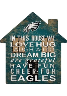 Philadelphia Eagles House 12in Sign