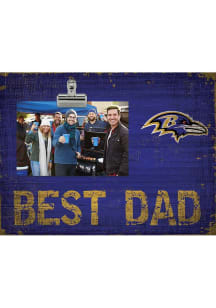 Baltimore Ravens Best Dad Clip Picture Frame