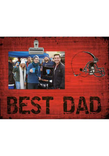 Cleveland Browns Best Dad Clip Picture Frame
