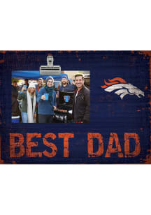 Denver Broncos Best Dad Clip Picture Frame