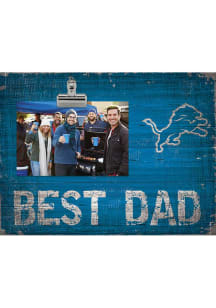 Detroit Lions Best Dad Clip Picture Frame