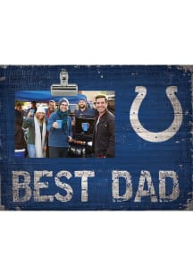 Indianapolis Colts Best Dad Clip Picture Frame