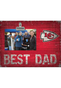 Kansas City Chiefs Best Dad Clip Picture Frame