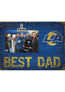 Los Angeles Rams Best Dad Clip Picture Frame