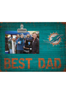 Miami Dolphins Best Dad Clip Picture Frame