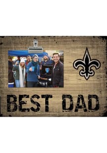 New Orleans Saints Best Dad Clip Picture Frame