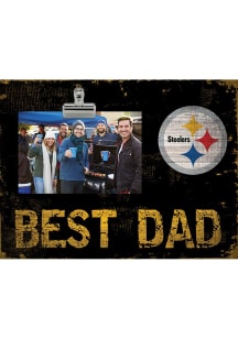Pittsburgh Steelers Best Dad Clip Picture Frame