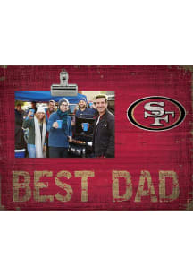 San Francisco 49ers Best Dad Clip Picture Frame