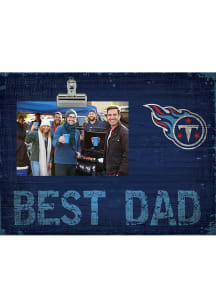 Tennessee Titans Best Dad Clip Picture Frame