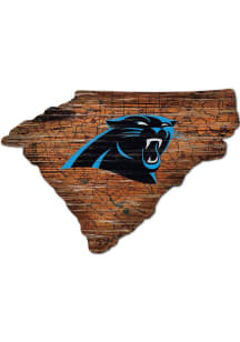 Carolina Panthers Mini Roadmap State Sign