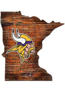 Minnesota Vikings Mini Roadmap State Sign