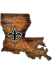 New Orleans Saints Mini Roadmap State Sign