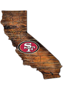 San Francisco 49ers Mini Roadmap State Sign