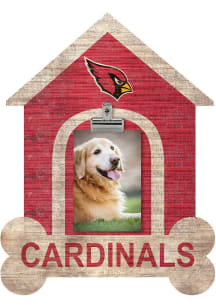 Arizona Cardinals Dog Bone House Clip Picture Frame