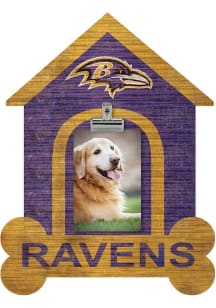 Baltimore Ravens Dog Bone House Clip Picture Frame