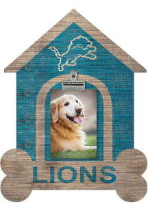 Detroit Lions Dog Bone House Clip Picture Frame