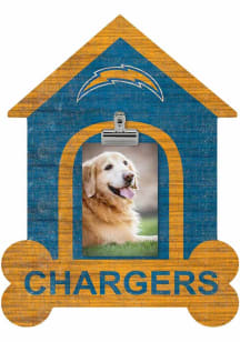 Los Angeles Chargers Dog Bone House Clip Picture Frame