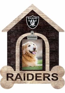 Las Vegas Raiders Dog Bone House Clip Picture Frame