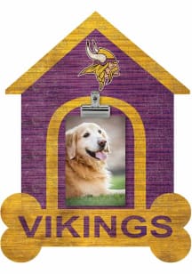 Minnesota Vikings Dog Bone House Clip Picture Frame