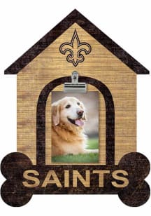 New Orleans Saints Dog Bone House Clip Picture Frame
