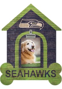 Seattle Seahawks Dog Bone House Clip Picture Frame