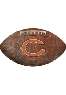 Chicago Bears Football Shaped Sign