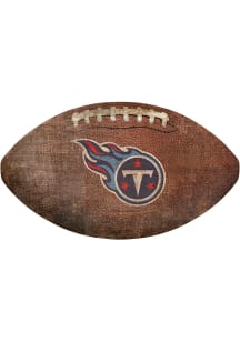 Tennessee Titans Football Shaped Sign
