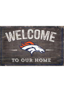 Denver Broncos Welcome to our Home Sign