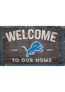 Detroit Lions Welcome to our Home Sign