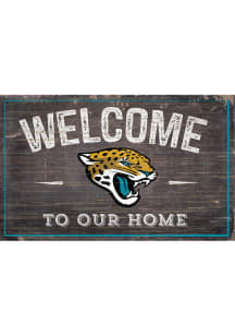 Jacksonville Jaguars Welcome to our Home Sign