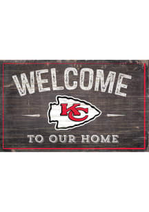 Kansas City Chiefs Welcome to our Home Sign