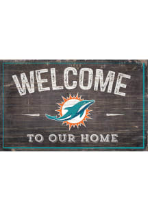Miami Dolphins Welcome to our Home Sign