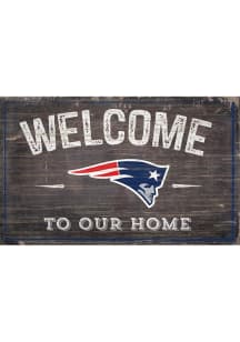 New England Patriots Welcome to our Home Sign