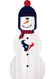 Houston Texans Snowman Leaner Sign