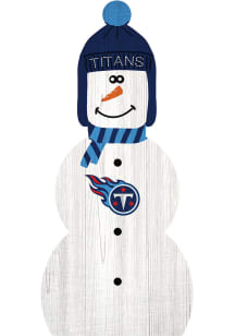 Tennessee Titans Snowman Leaner Sign