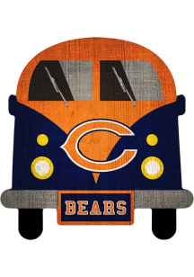 Chicago Bears Team Bus Sign