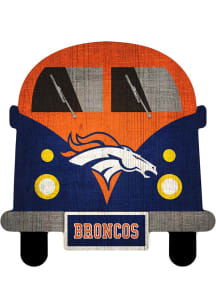 Denver Broncos Team Bus Sign