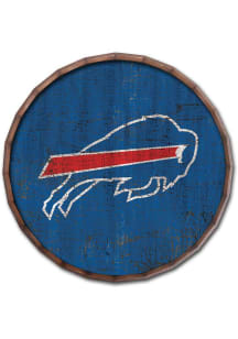 Buffalo Bills Cracked Color 24in Barrel Top Sign